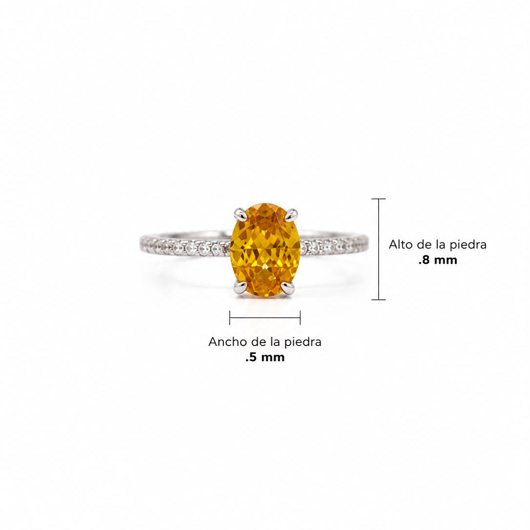 Anillo Solara Citrino