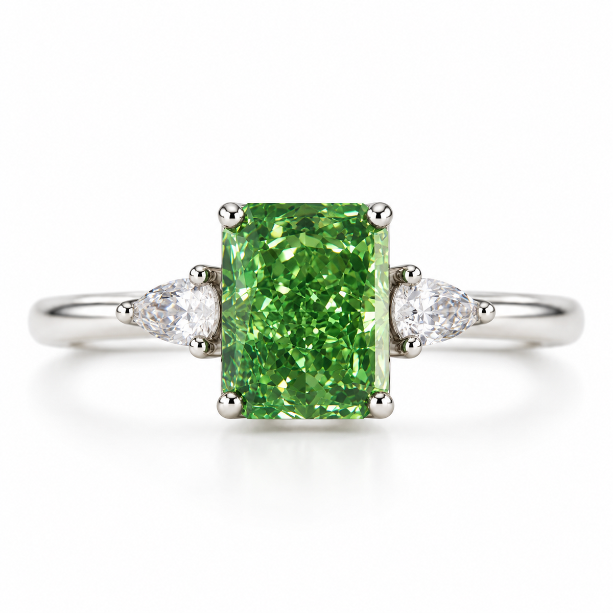 Anillo Aveline Elegancia natural. Plata Ley 925 con recubrimiento de rodio.