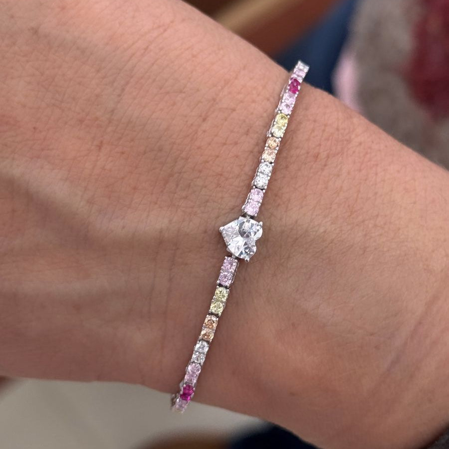 Brazalete Corazón Multicolor