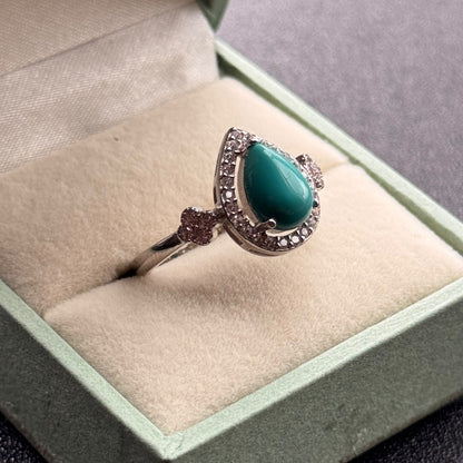 Anillo Gota Turquesa