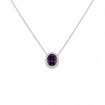 Collar Amatista Oval