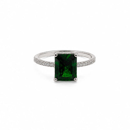 Anillo Esmeralda Brillante