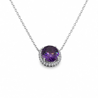 Collar Amatista Oval