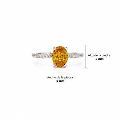 Anillo Solara Citrino