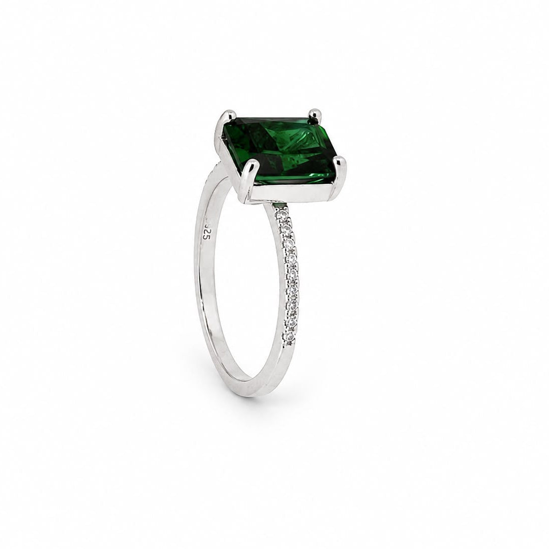 Anillo Esmeralda Brillante