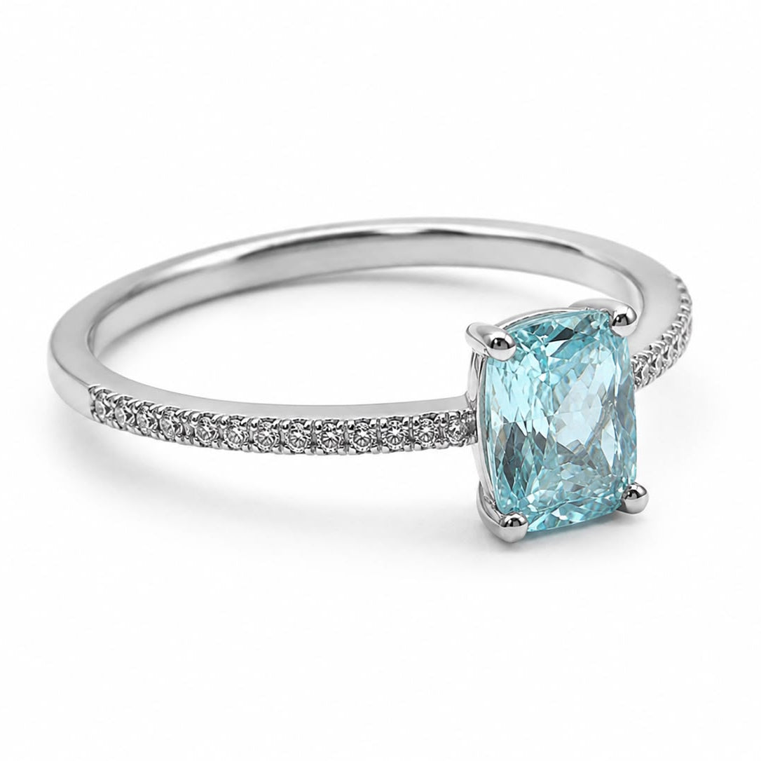 Anillo Aguamarina Boreal