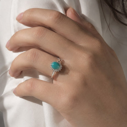 Anillo Selene Turquesa