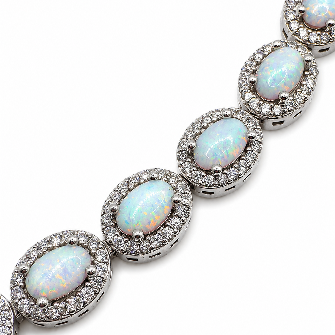 Brazalete aurora de opalo