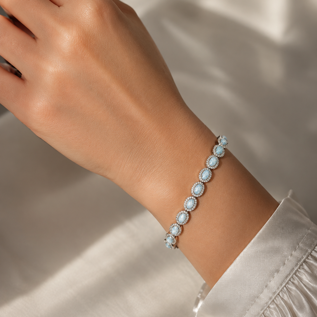 Brazalete aurora de opalo
