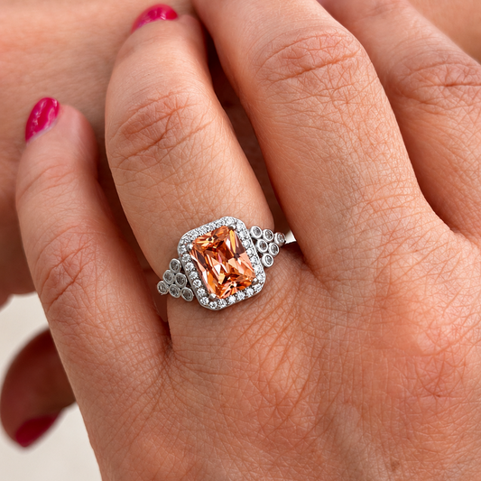 Anillo Solenne de Morganita