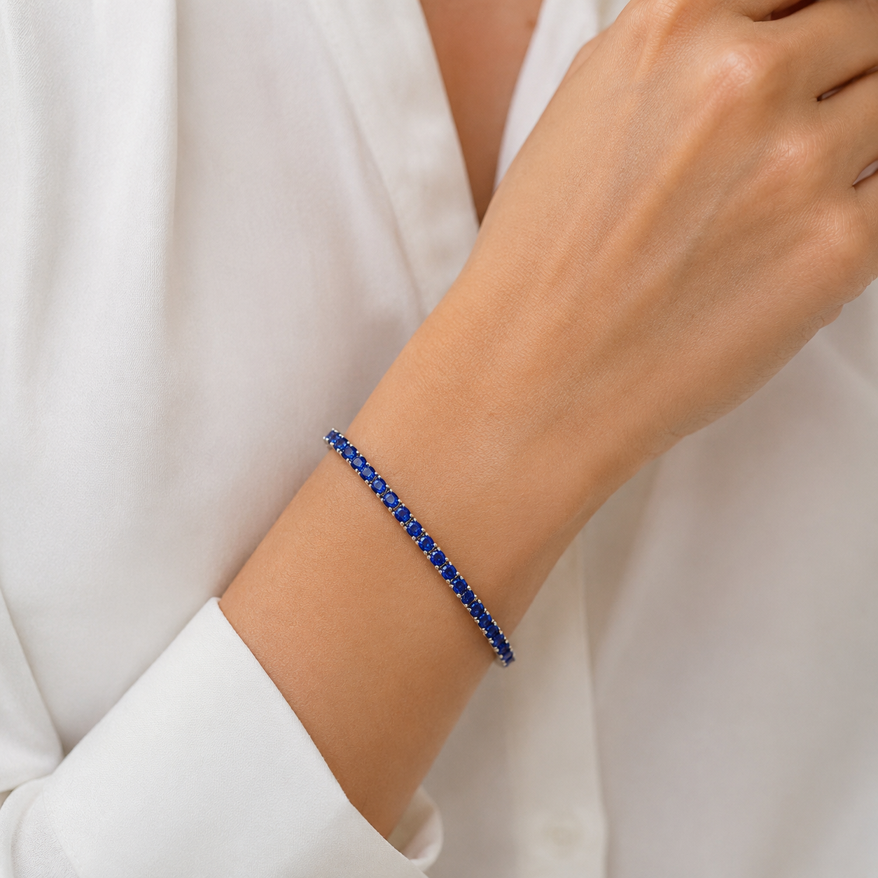 Brazalete aura zafiro