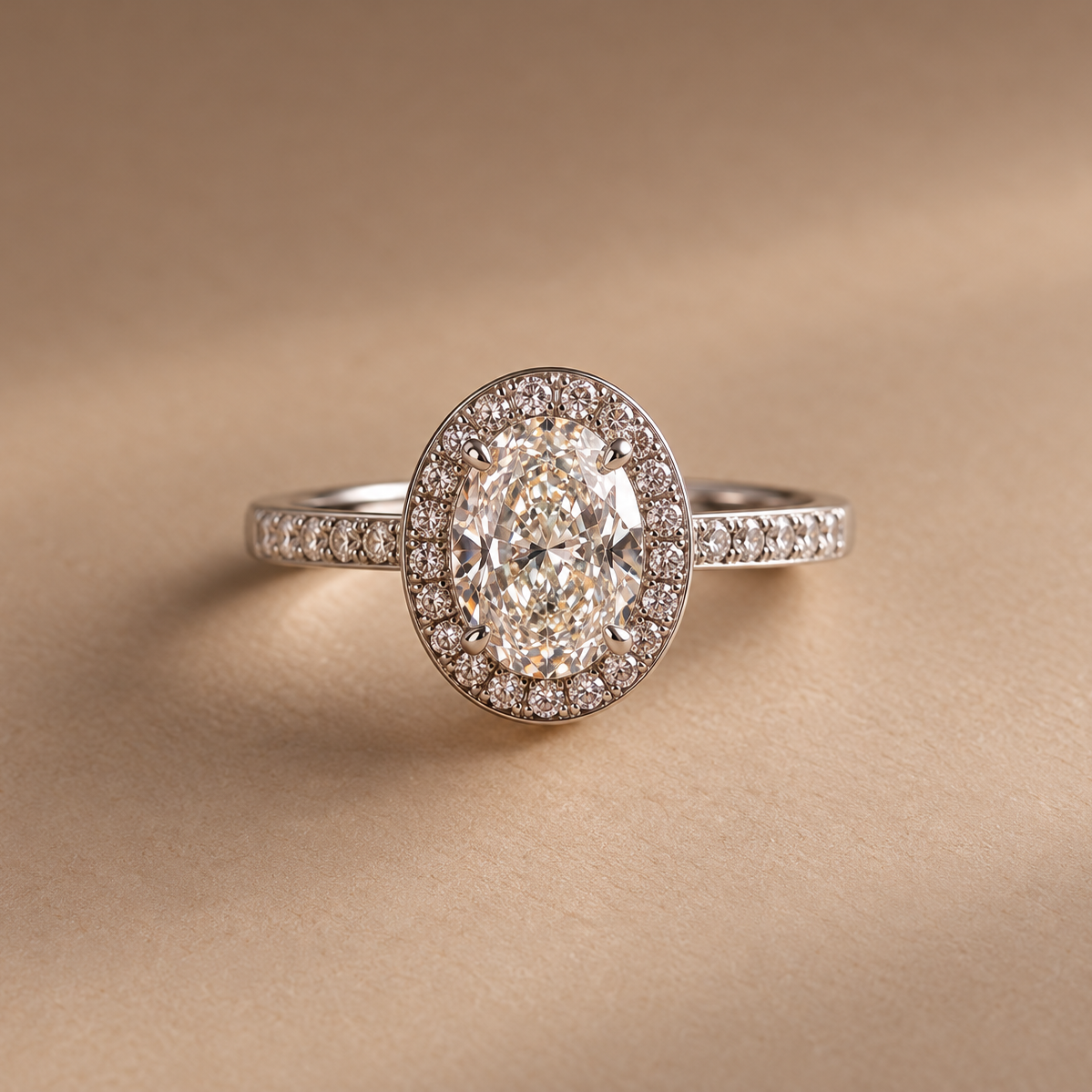 Anillo Maelis Luz excepcional. Plata 925 con recubrimiento en rodio.