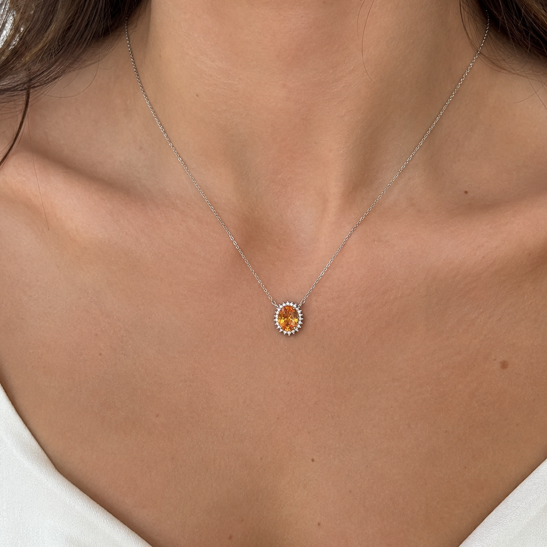 Collar Golden Citrine