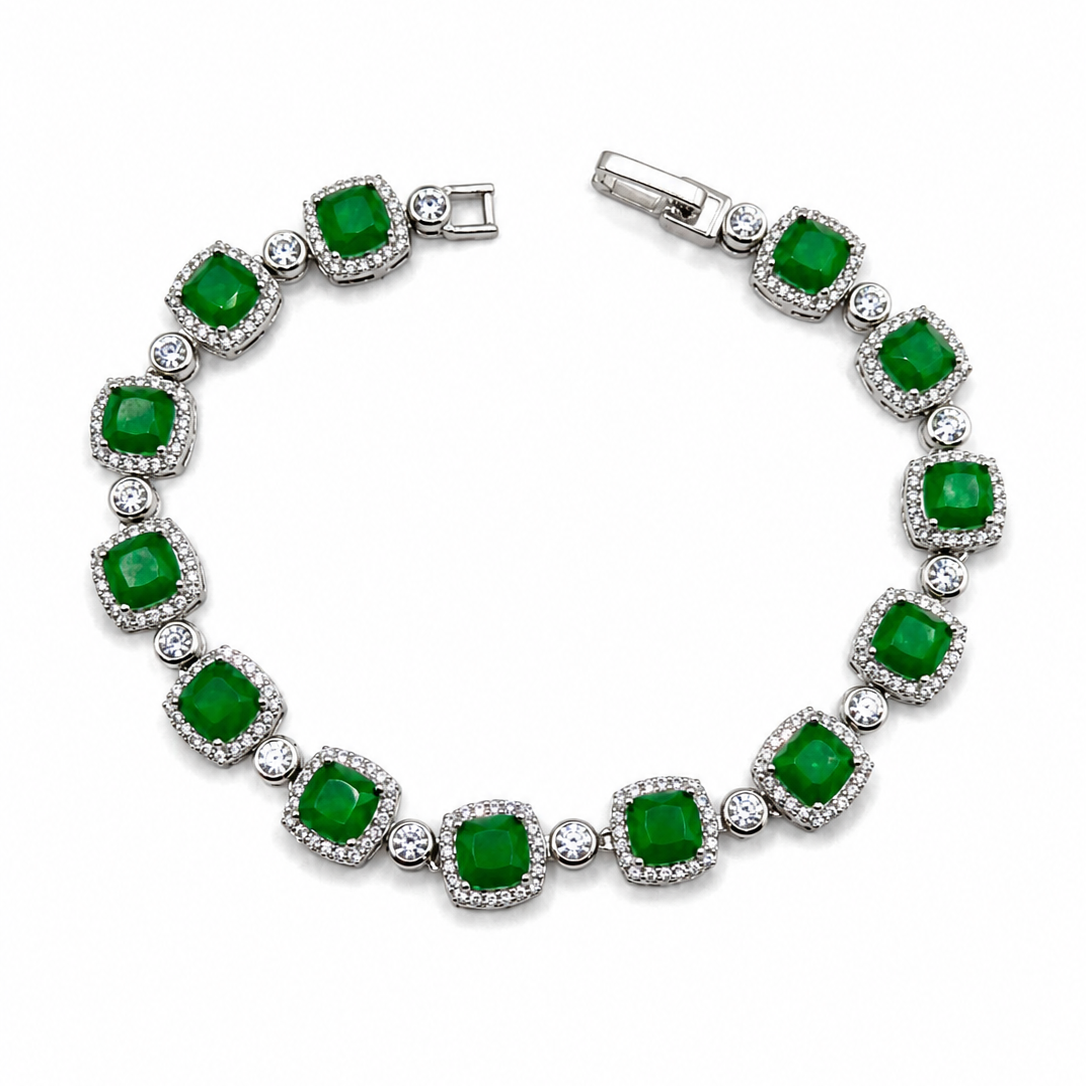 Brazalete esmeralda royale