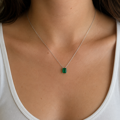 Collar esmeralda ch